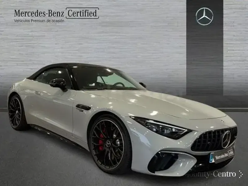 Usado Mercedes SL55 AMG AMG 476 CV (350 kW) 2023 Gris / plata Descapotable