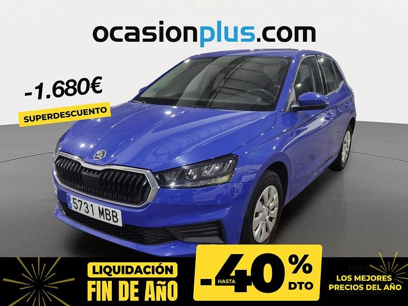 Azul Usado 2022 Skoda Fabia Active Berlina | 14.200 € (Precio justo) - Imagen 1/4