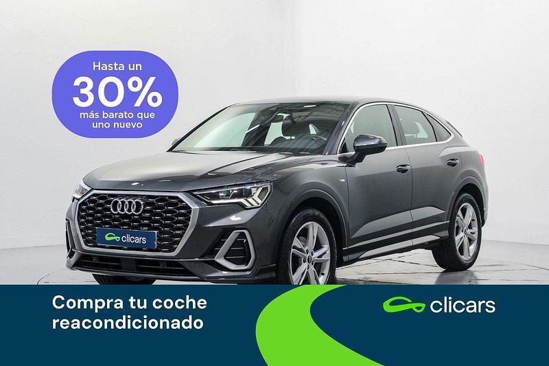 Gris / plata Usado 2021 Audi Q3 Sportback S-Line SUV | 33.490 € (Un poco caro) - Imagen 1/4