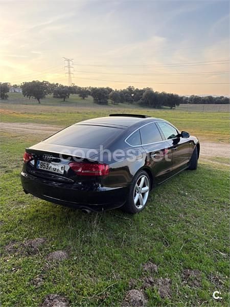 Usado Audi A5 Sportback S-Line 190 CV (139 kW) 2010 Negro Utilitario