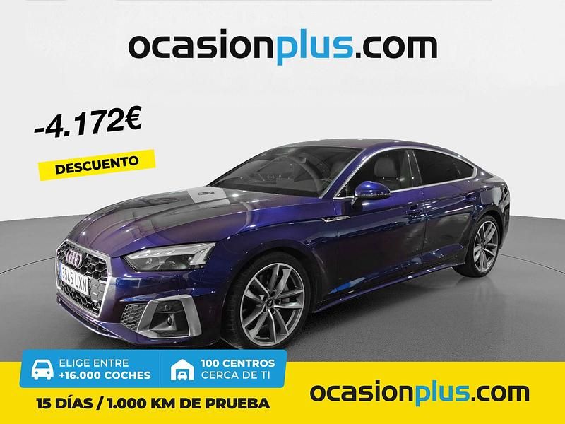 Azul Usado 2022 Audi A5 S-Line Coupe | 45.900 € - Imagen 1/4
