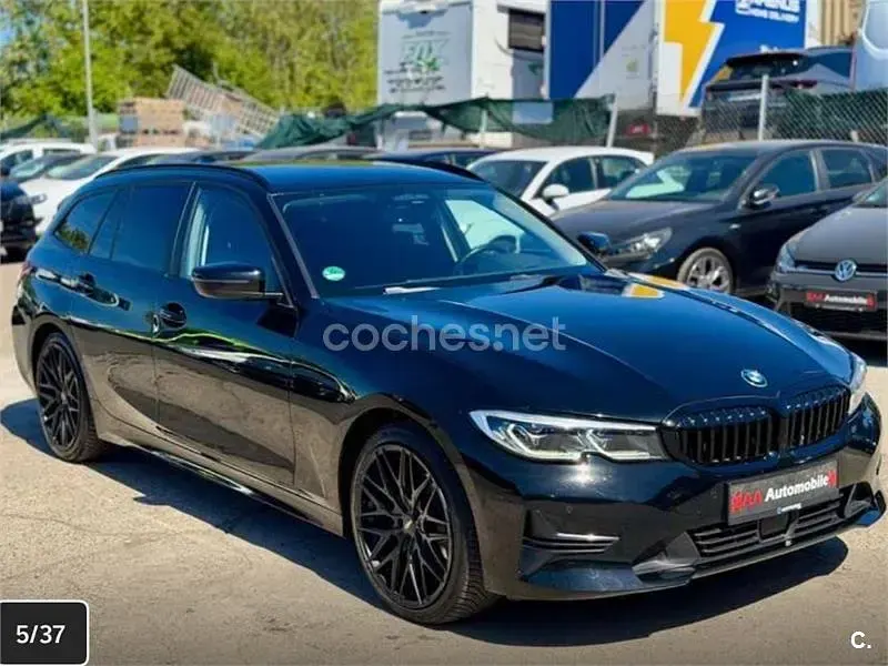 Usado BMW 318 Advantage 150 CV (110 kW) 2020 Negro Familiar