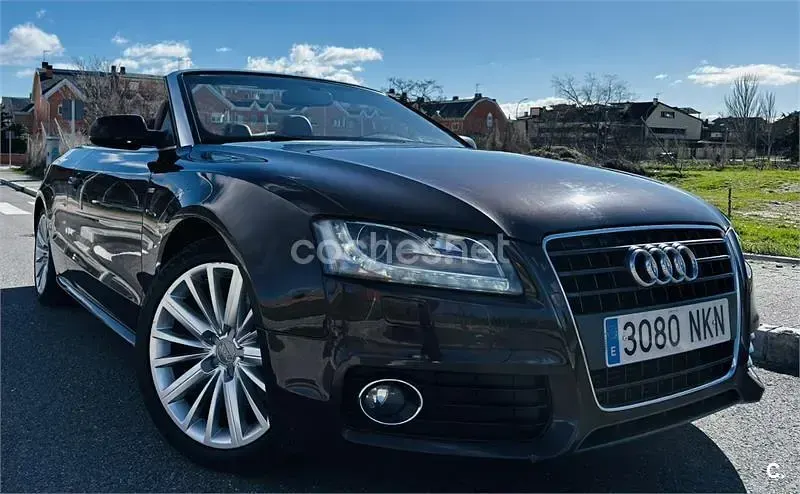 Usado Audi A5 Cabriolet S-Line 211 CV (155 kW) 2011 Marrón Descapotable