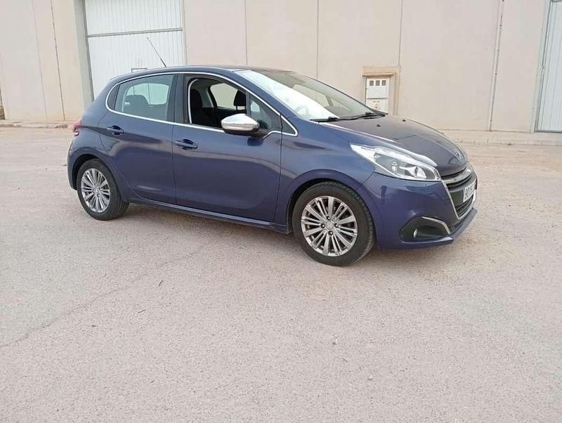 Usado Peugeot 208 Style 99 CV (72 kW) 2016 Azul Utilitario