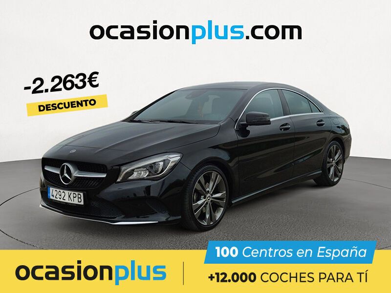 Negro Usado 2017 Mercedes CLA180 Berlina | 24.900 € (Un poco caro) - Imagen 1/4