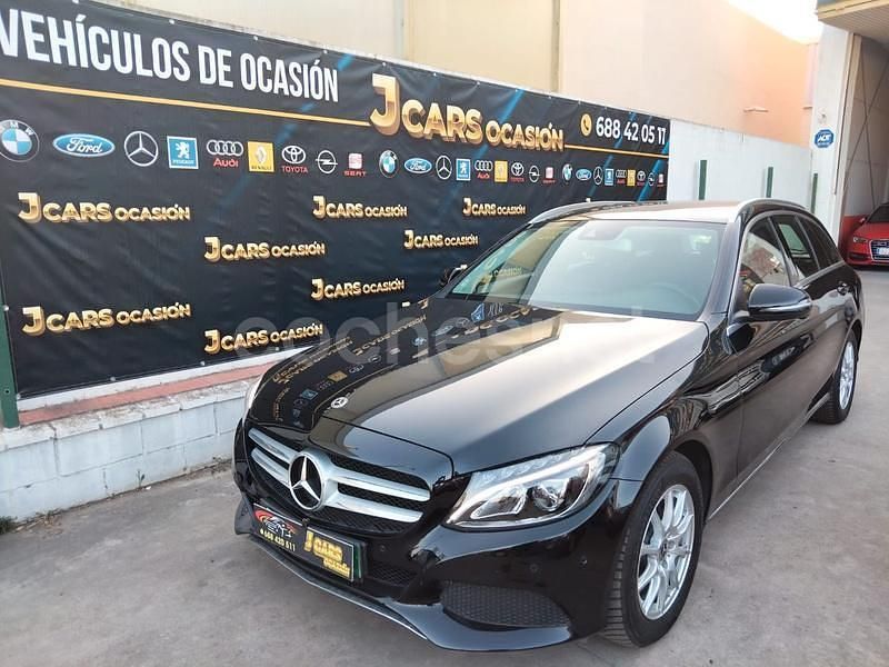 Usado Mercedes C220 170 CV (125 kW) 2017 Negro Familiar