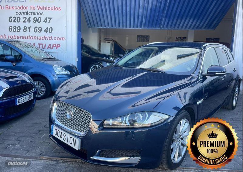 Azul Usado 2013 Jaguar XF Berlina | 10.999 € (Precio justo) - Imagen 1/4