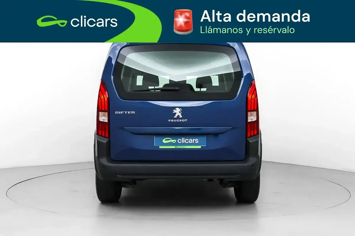 Usado Peugeot Rifter Active 110 CV (80 kW) 2019 Azul Monovolumen