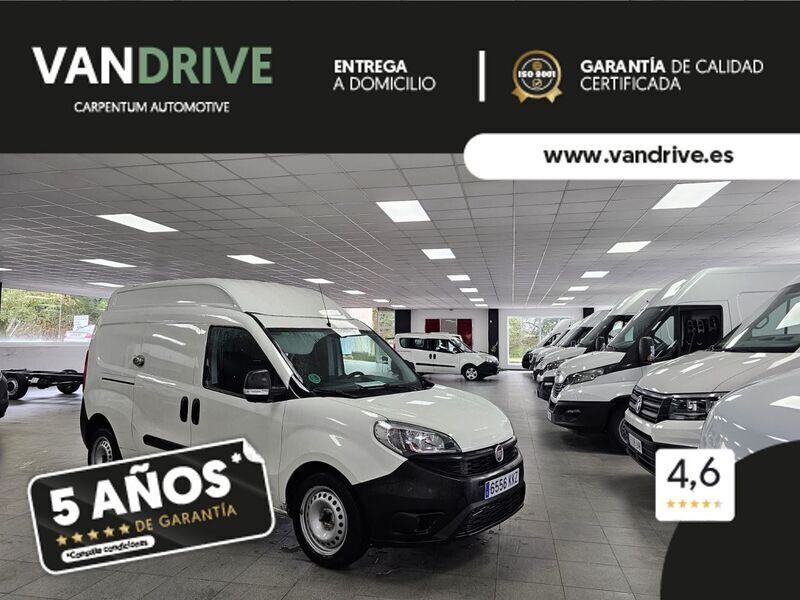 Blanco Usado 2018 Fiat Doblò Monovolumen | 7900 € (Precio justo) - Imagen 1/3