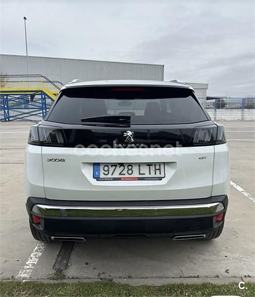 Usado Peugeot 3008 GT-line 130 CV (95 kW) 2021 Blanco SUV