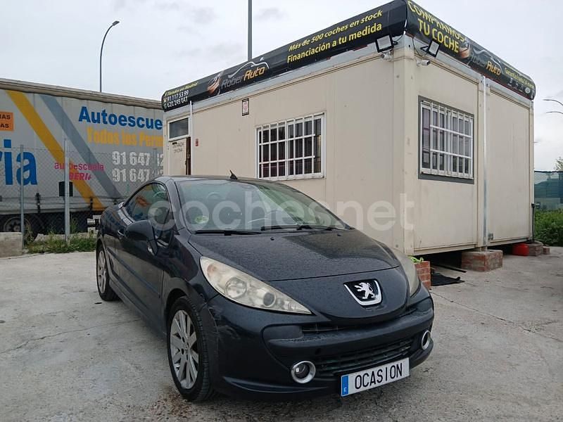 Negro Usado 2007 Peugeot 207 CC Descapotable | 2999 € (Precio justo) - Imagen 1/4