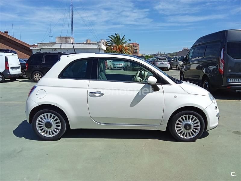 Blanco Usado 2013 Fiat 500 Lounge Descapotable | 5300 € (Buen precio) - Imagen 1/4