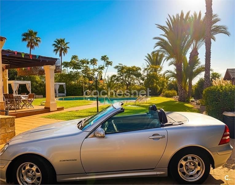 Usado Mercedes SLK200 Edition 163 CV (119 kW) 2003 Gris / plata Descapotable