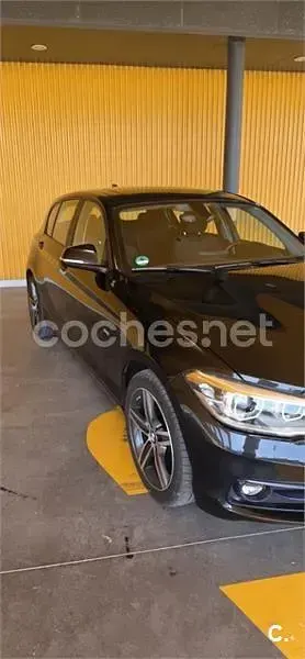 Usado BMW 118 Sport Line 136 CV (100 kW) 2016 Negro Utilitario