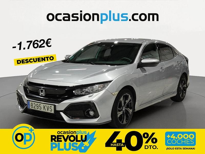 Usado Honda Civic Elegance 129 CV (94 kW) 2019 Gris