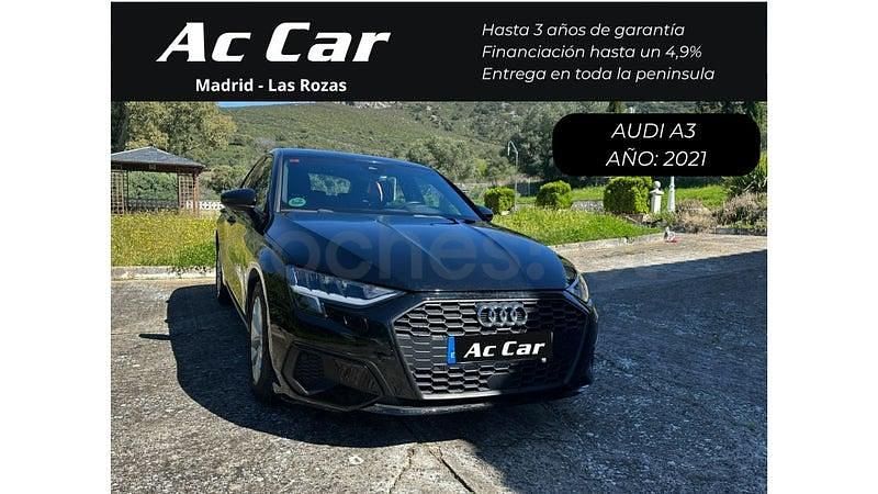 Usado Audi A3 150 CV (110 kW) 2021 Negro Berlina