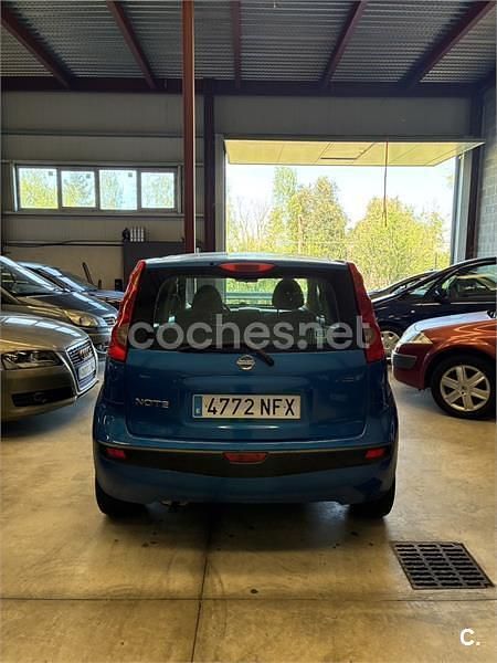 Begagnad Nissan Note Tekna 86 HK (63 kW) 2007 Blå Halvkombi