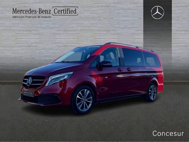 Usado Mercedes V250 Avantgarde 190 CV (139 kW) 2022 Rojo Monovolumen