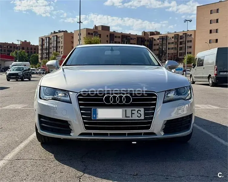 Usado Audi A7 Sportback S-Line 204 CV (150 kW) 2014 Gris / plata Utilitario