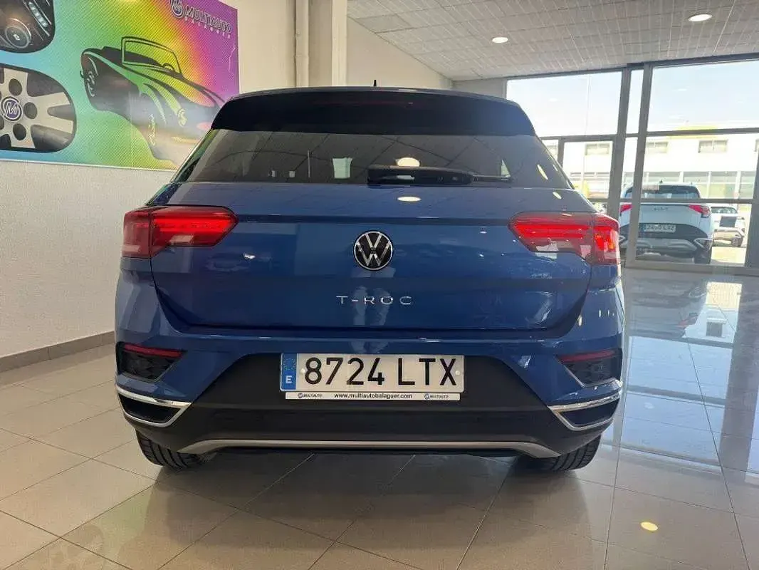 Usado VW T-Roc Advance 150 CV (110 kW) 2021 Azul SUV