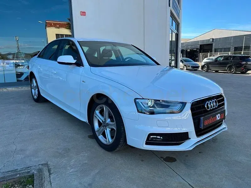 Usado Audi A4 S-Line 150 CV (110 kW) 2016 Blanco Berlina