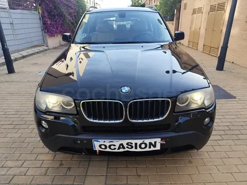 Usado BMW X3 177 CV (130 kW) 2009 Negro SUV