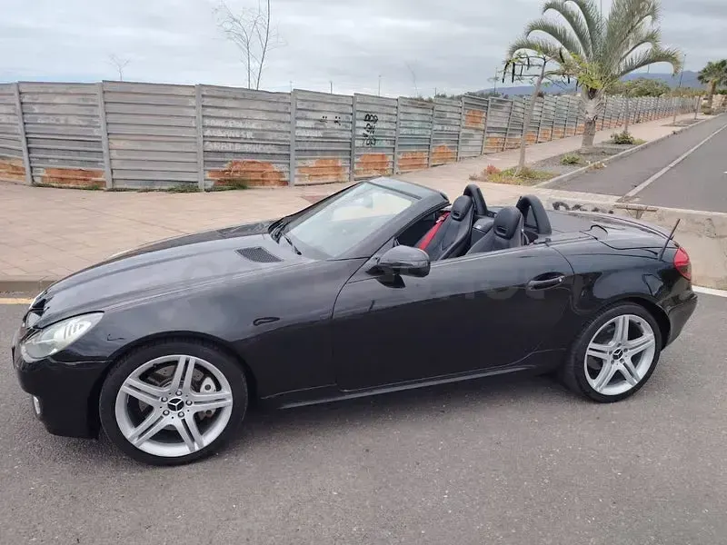 Usado Mercedes SLK200 Edition 184 CV (135 kW) 2010 Negro Descapotable