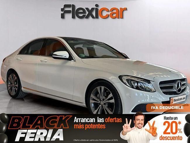 Blanco Usado 2017 Mercedes C220 Berlina | 24.990 € (Un poco caro) - Imagen 1/4