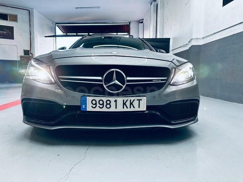 Usado Mercedes C63S AMG 510 CV (375 kW) 2016 Gris / plata Familiar