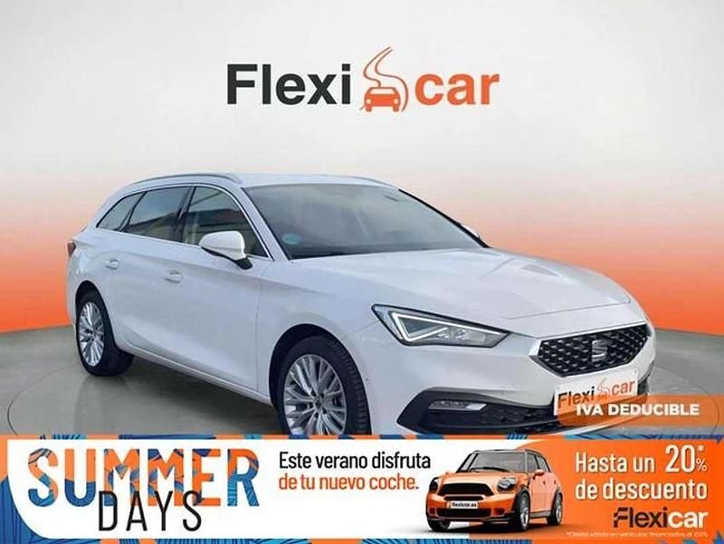 Blanco Usado 2020 Seat Leon Familiar | 15.890 € (Precio justo) - Imagen 1/4