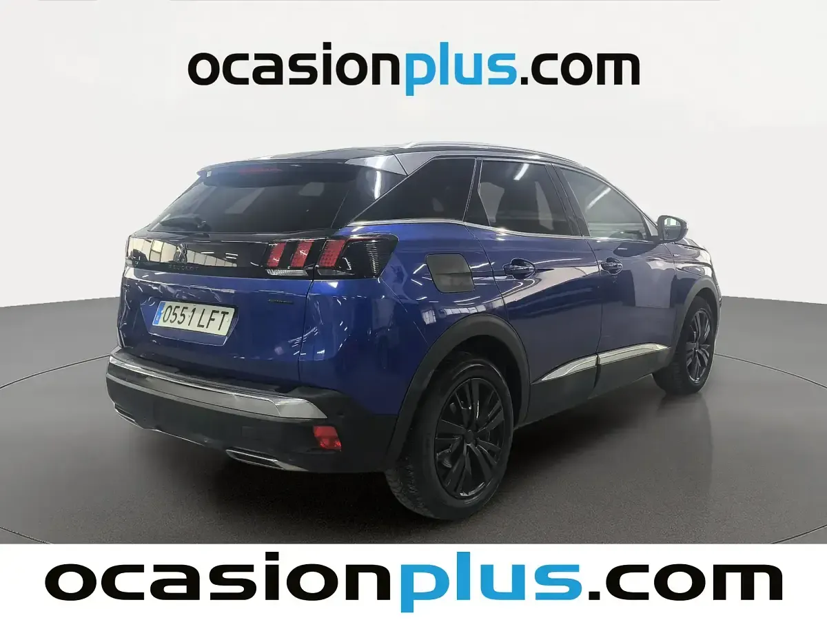 Usado Peugeot 3008 GT-line 130 CV (95 kW) 2020 Azul SUV