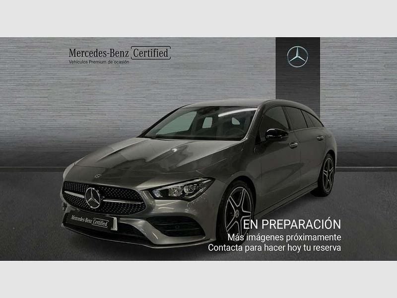 Gris Usado 2020 Mercedes CLA200 AMG line Coupe | 28.990 € - Imagen 1/4