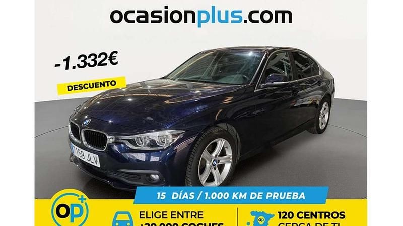 Usado BMW 318 150 CV (110 kW) 2016 Azul Berlina