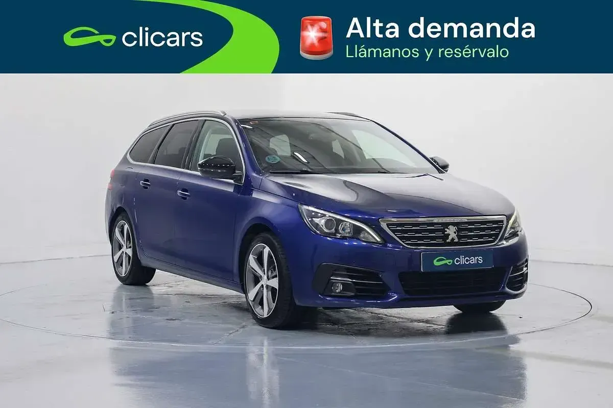 Usado Peugeot 308 SW Allure 131 CV (96 kW) 2019 Azul Familiar