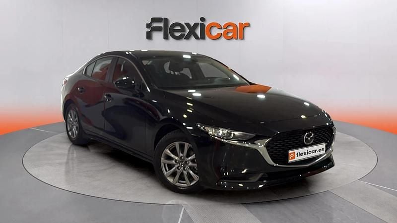 Usado Mazda 3 Prime-Line 140 CV (102 kW) 2025 Negro Berlina