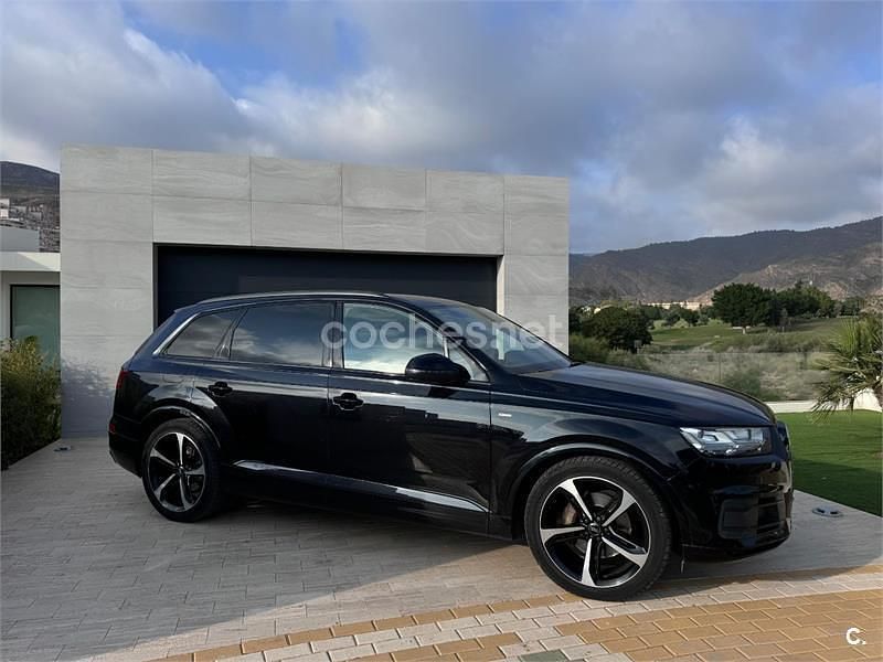 Usado Audi Q7 S-Line 272 CV (200 kW) 2017 Negro SUV