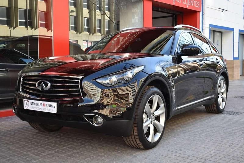 Negro Usado 2015 Infiniti QX70 SUV | 18.990 € (Buen precio) - Imagen 1/4