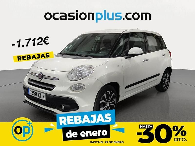 Blanco Usado 2017 Fiat 500L Pop Star Monovolumen | 9490 € (Precio justo) - Imagen 1/4