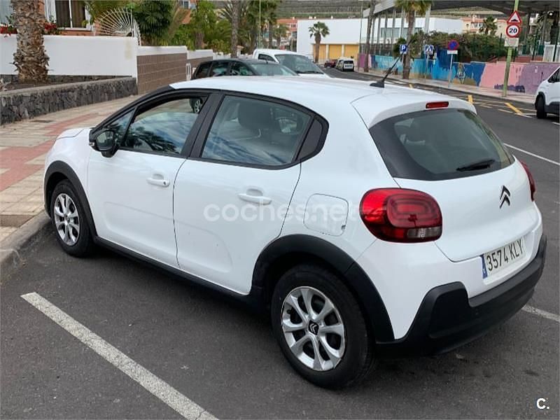 Usado Citroën C3 Feel 82 CV (60 kW) 2018 Blanco Utilitario