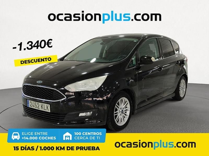Negro Usado 2018 Ford C-MAX Trend Monovolumen | 10.790 € (Precio justo) - Imagen 1/4