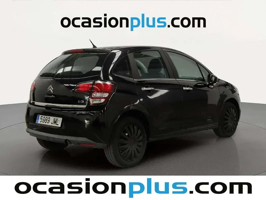 Usado Citroën C3 Live 99 CV (72 kW) 2016 Negro Utilitario