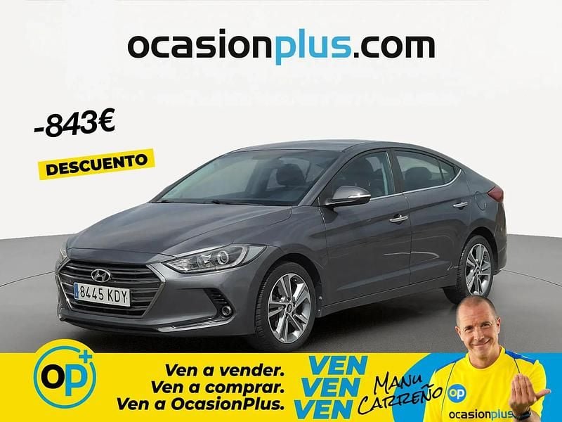 Usado Hyundai Elantra 128 CV (94 kW) 2017 Gris Berlina