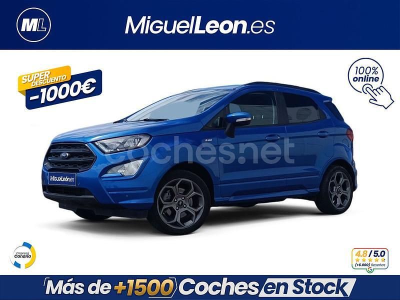 Azul Usado 2023 Ford Ecosport ST-Line SUV | 15.985 € (Precio justo) - Imagen 1/3