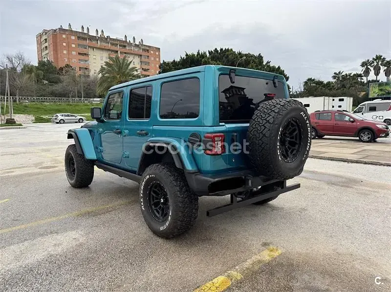 Usado Jeep Wrangler Unlimited Sahara 284 CV (208 kW) 2019 Azul SUV