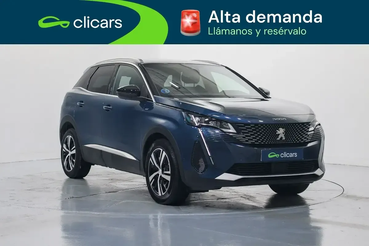 Usado Peugeot 3008 GT 136 CV (100 kW) 2024 Azul SUV