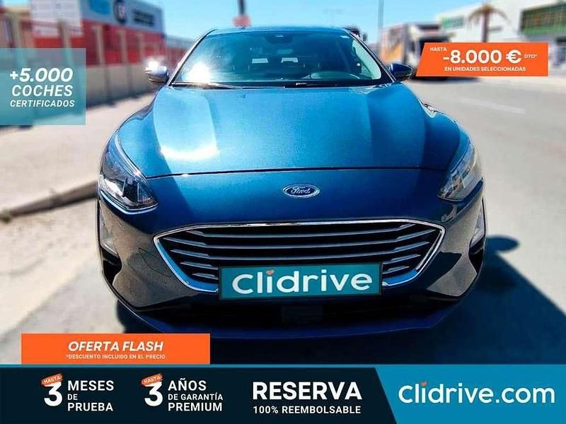 Usado Ford Focus Trend+ 125 CV (91 kW) 2019 Azul Utilitario