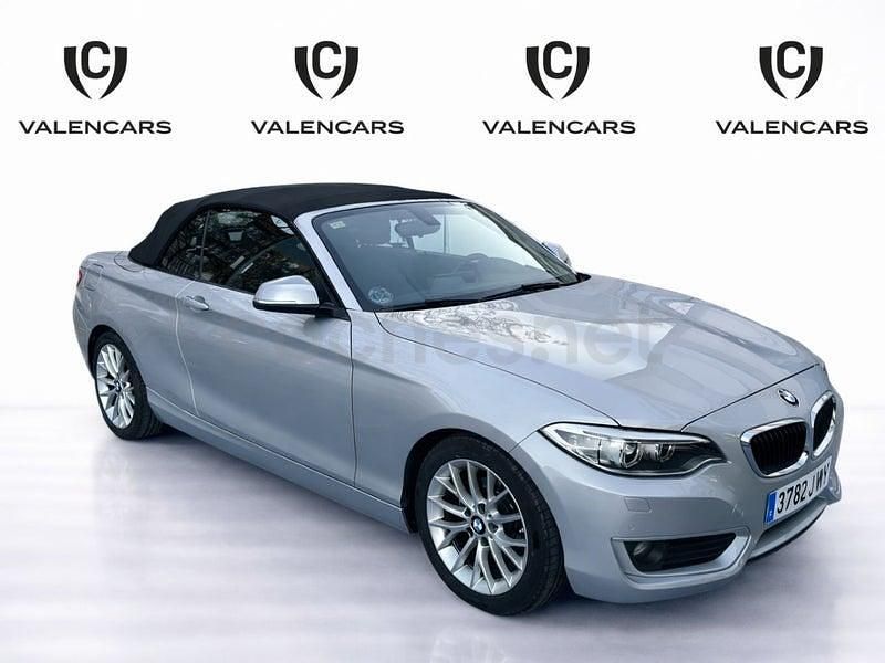 Usado BMW 218 Comfort Edition 150 CV (110 kW) 2017 Gris / plata Descapotable