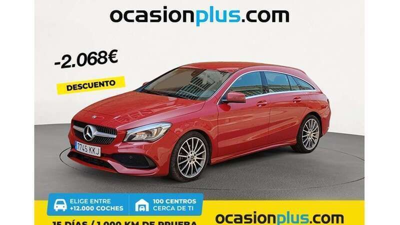 Rojo Usado 2018 Mercedes CLA200 Shooting Brake Familiar | 20.682 € (Precio justo) - Imagen 1/4