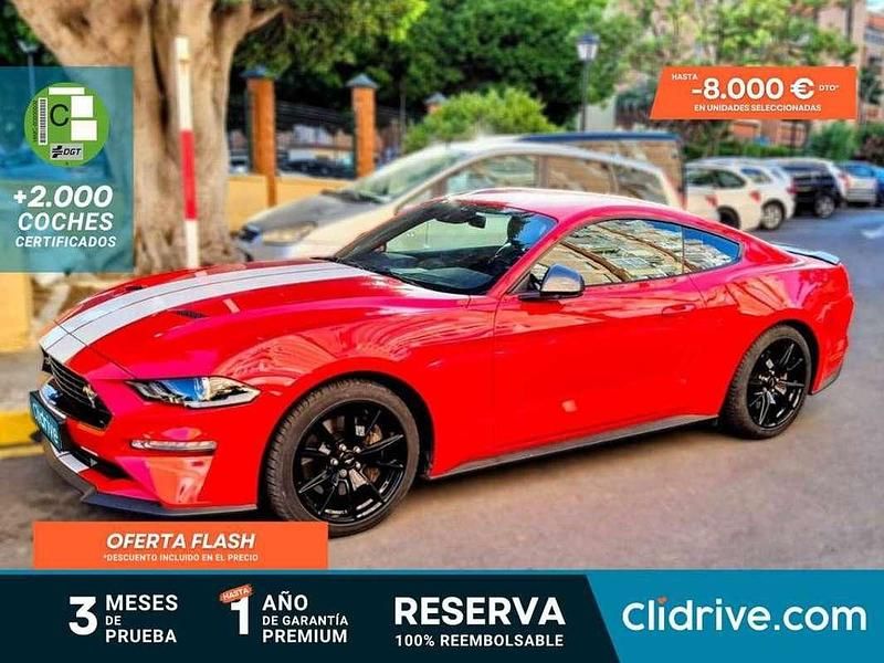 Rojo Usado 2020 Ford Mustang Fastback Coupe | 33.390 € (Super precio) - Imagen 1/3