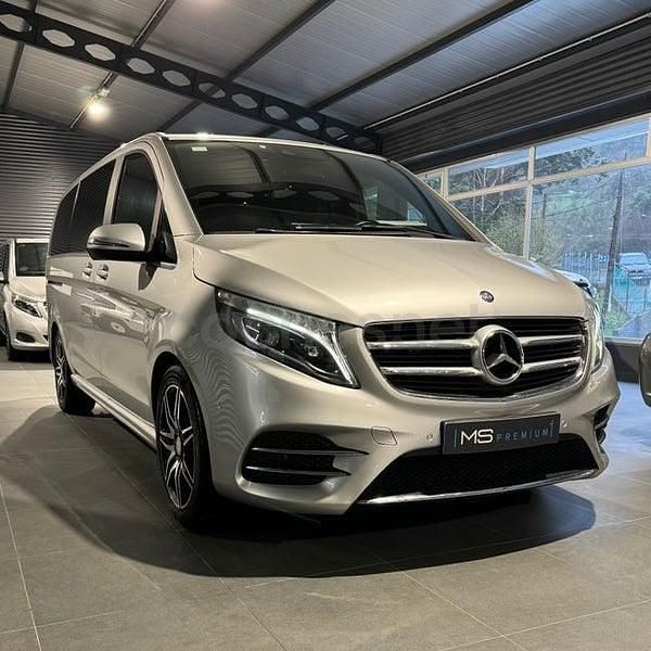Usado Mercedes V220 Avantgarde 163 CV (119 kW) 2017 Gris / plata Monovolumen